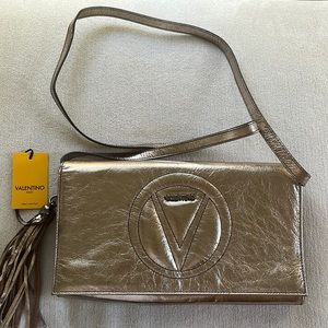 NWT Valentino Platinum crossbody handbag